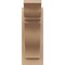 Ekena Millwork 6-in W x 12-in D x 16-in H Funston Trad Rough Cedar Woodgrain TimberThane Outlooker, Primed Tan OUTUR060X12X16FST04RCPR - alternate 5